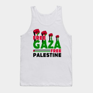 Free Gaza Free Palestine Tank Top